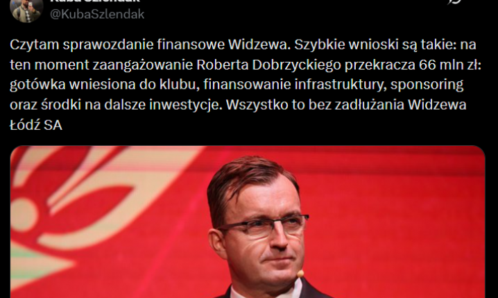 HIT! Tyle Robert Dobrzycki ZAINWESTOWAŁ już w Widzew!